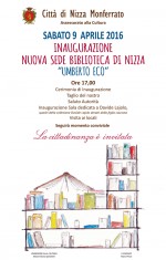 Inaugurazione nuova biblioteca di Nizza