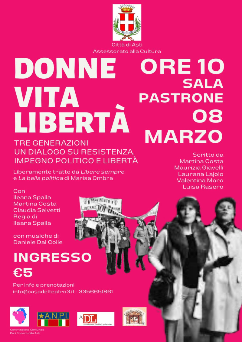 Spettacolo: Donne vita libertà