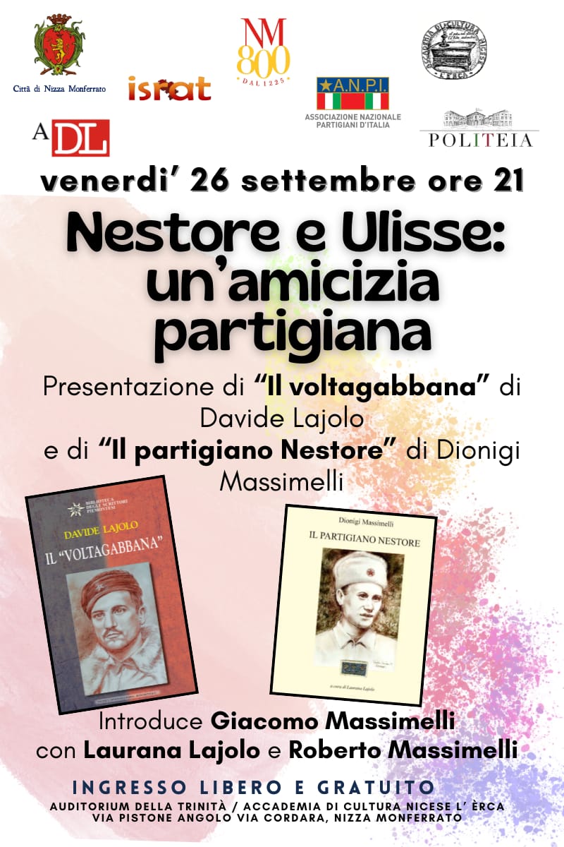 NESTORE E ULISSE: un’amicizia partigiana