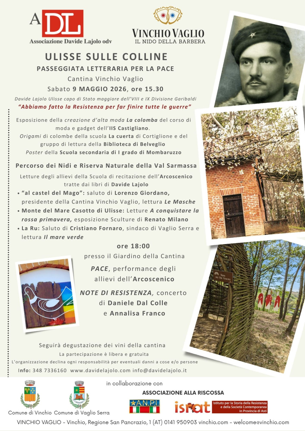 Comunicato stampa Ulisse sulle colline 2026